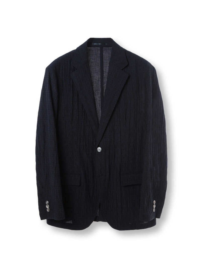 【SALE／30%OFF】楊柳ジオメトリックプリントジャケット MEN'S BIGI メンズ ビギ ジャケット・アウター テーラードジャケット・ブレザー ネイビー【RBA_E】【送料無料】[ Fashion]｜MENS BIGI／メンズビギ