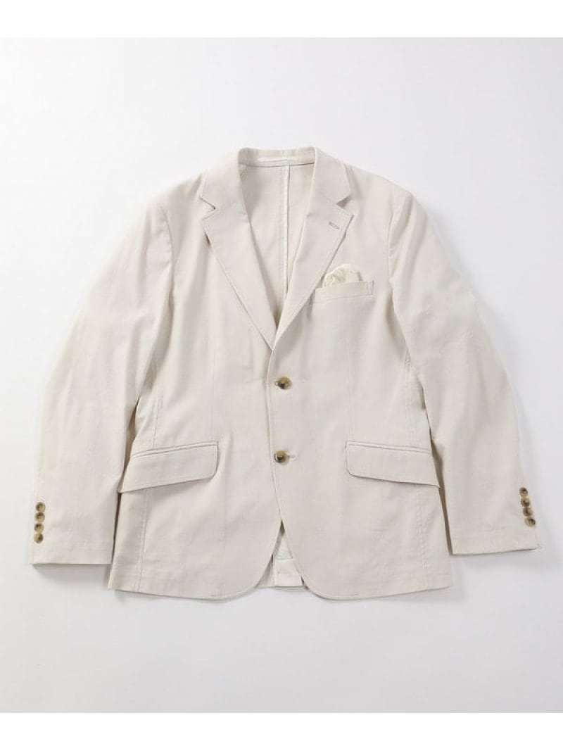 【SALE／50%OFF】【ACTIVE TAILOR】ドビーストレッチテーラードジャケット MEN'S BIGI メンズ ビギ ジャケット・アウター テーラードジャケット・ブレザー ネイビー ホワイト グレー【RBA_E】【送料無料】[ Fashion]