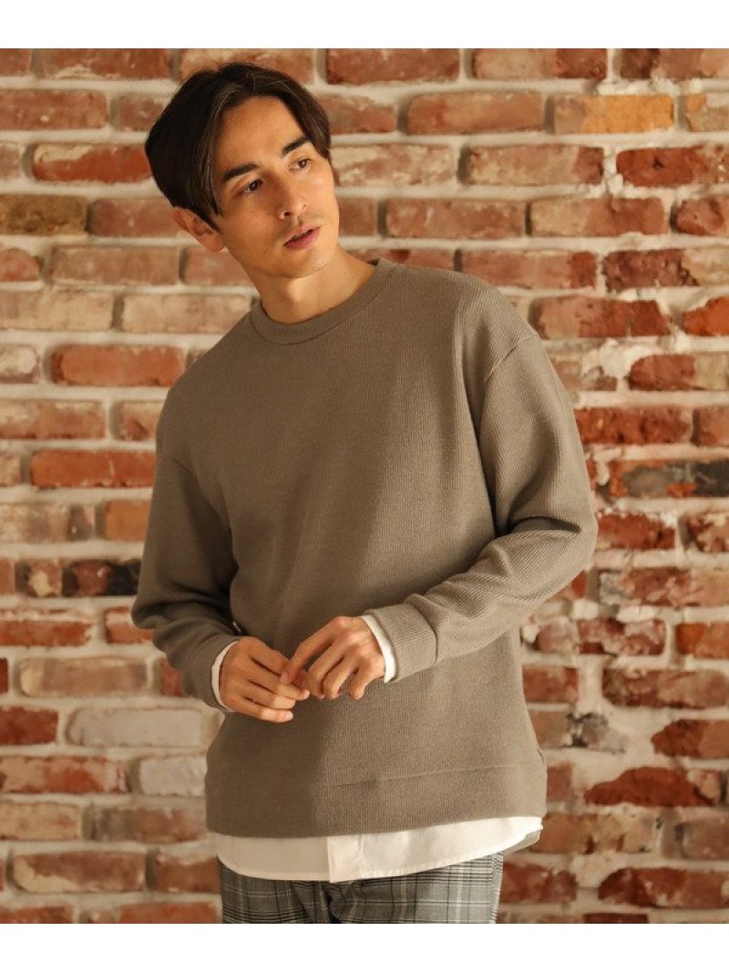 シャツドッキングカットソー Union ニット メンズ ビギ Station