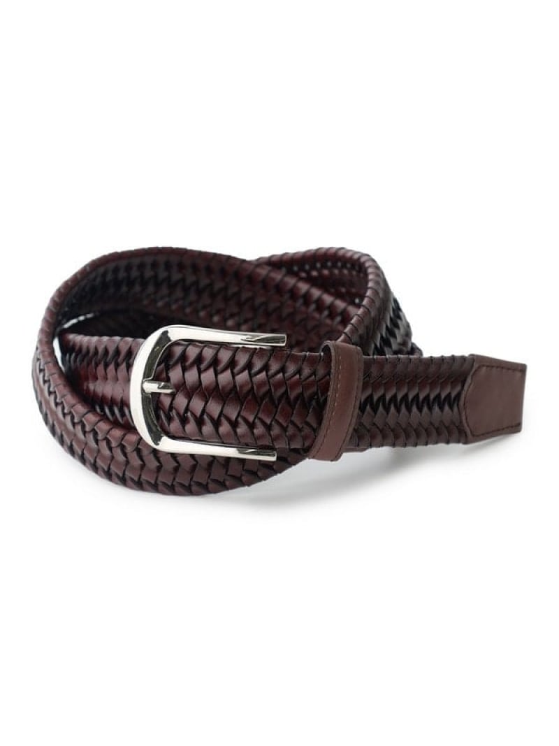 【DOMODOSSOLA/ドモドッソラ】レザーメッシュプレーンベルト MEN'S BIGI メンズ ビギ ファッション雑貨 ベルト ネイビー ブラウン ブラック【送料無料】[ Fashion]