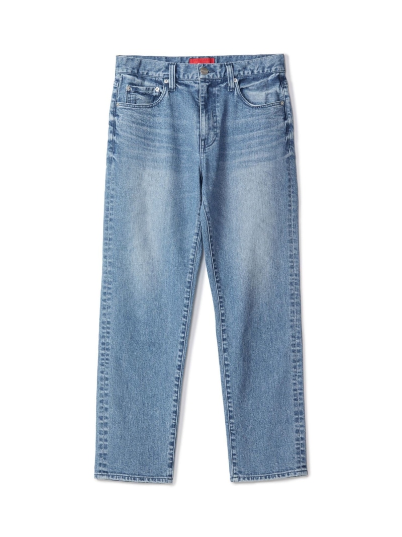 【RED CARD/レッドカード】別注 Bass クリーンライトデニム MEN'S BIGI メンズ ビギ パンツ ジーンズ・デニムパンツ ブルー【送料無料】[ Fashion]｜MENS BIGI／メンズビギ