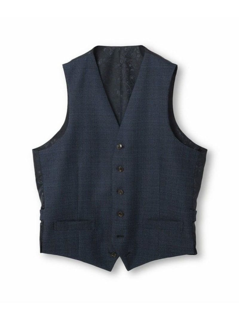ミックスヤーン/ポップサック リバーシブルベスト MEN'S BIGI メンズ ビギ ジャケット・アウター マウンテンパーカー グレー ネイビー【送料無料】[ Fashion]
