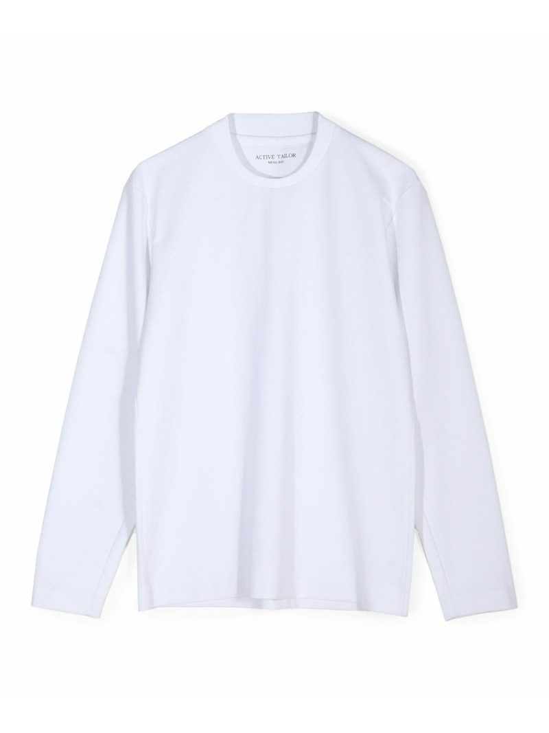 【ACTIVE TAILOR/アクティブテイラー】シルケットスムースVネック長袖Tシャツ MEN'S BIGI メンズ ビギ トップス カットソー・Tシャツ ブラウン ブラック ホワイト ブルー【送料無料】[ Fashion]｜MENS BIGI／メンズビギ