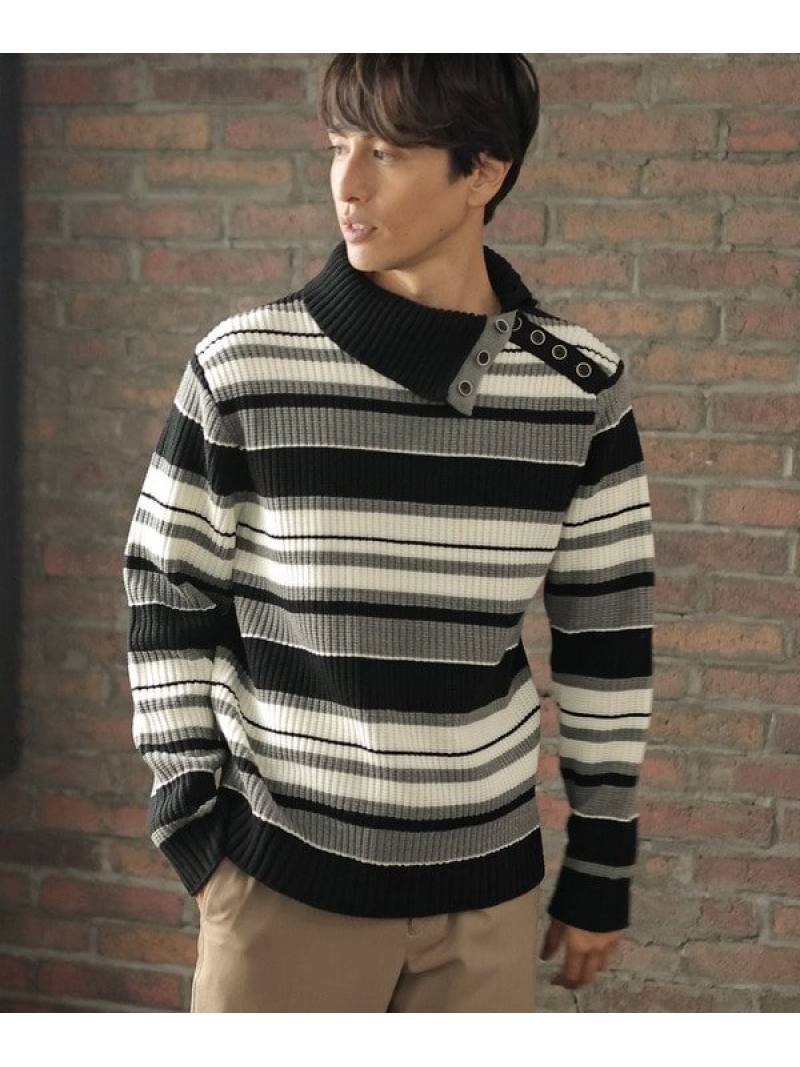 ドクターネックボーダーニット Union メンズ Station ビギ