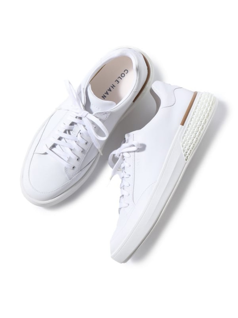 【COLE HAAN/コールハーン】MENS BIGI限定 GRANDPRO Halfcourt Skyweave スニーカー MEN'S BIGI メンズ ビギ シューズ・靴 スニーカー ホワイト ブラック【送料無料】[ Fashion]