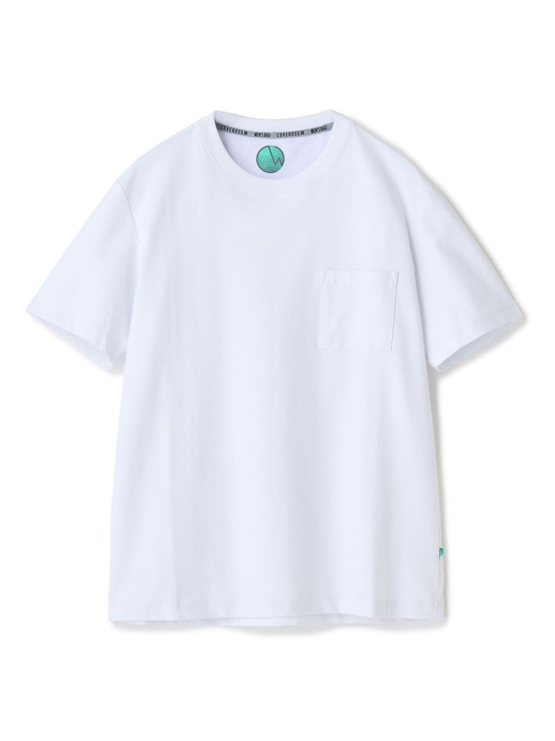 【SALE／20%OFF】Begin6月号掲載【COVEROSS W/カバロスダブル】別注 リカバリー半袖Tシャツ＜接触冷感/UVカット/遮熱/抗酸化作用＞ MEN'S BIGI メンズ ビギ トップス カットソー・Tシャツ ホワイト ブラック【RBA_E】【送料無料】[ Fashion]｜MENS BIGI／メンズビギ