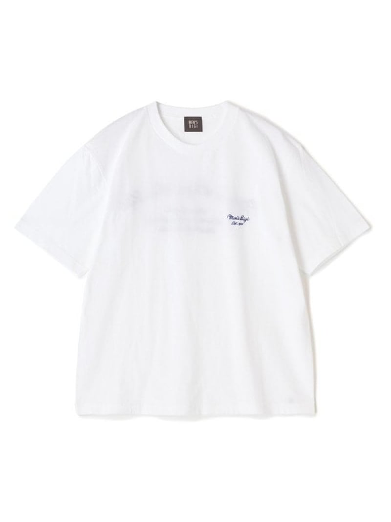 50th ANNIVERSARY TEE 刺しゅうロゴタイプ MEN\u0027S BIGI メンズ ビギ トップス カットソー・プルオーバー 白いこと 黒いこと【貨物輸送無料】[ Fashion]