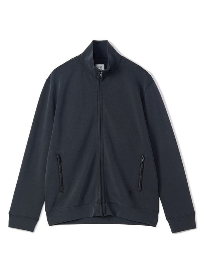 スエードタッチ ダンボールスタンドジップアウター MEN'S BIGI メンズ ビギ トップス スウェット・トレーナー ブラック【送料無料】[ Fashion]