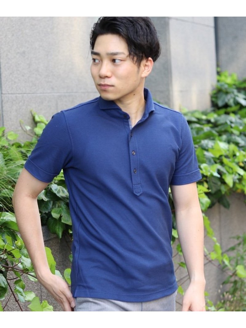 ハニカムメッシュポロシャツ Crowded カットソー ビギ メンズ Closet