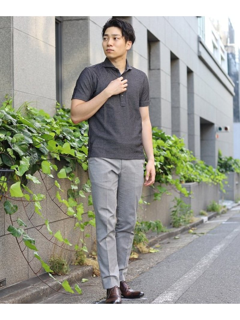 ハニカムメッシュポロシャツ Crowded カットソー ビギ メンズ Closet