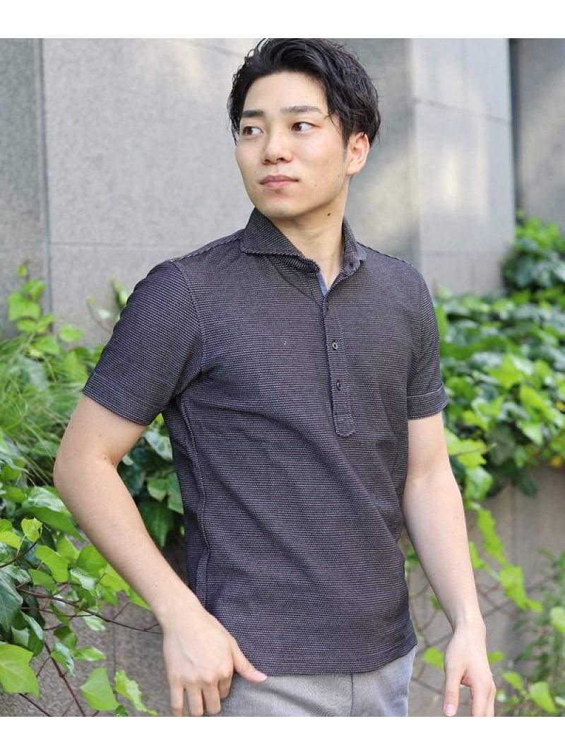 ハニカムメッシュポロシャツ Crowded カットソー ビギ メンズ Closet