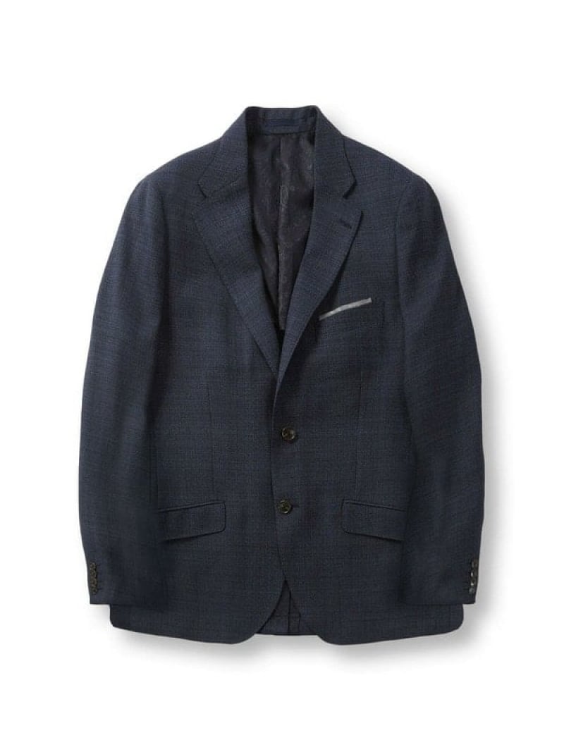 【ACTIVE TAILOR】ミックスヤーン/ポップサックテーラードジャケット MEN'S BIGI メンズ ビギ ジャケット・アウター テーラードジャケット・ブレザー ホワイト ネイビー ベージュ【送料無料】[ Fashion]
