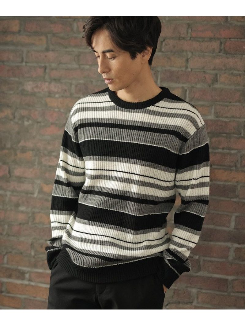 ボーダーニット Union メンズ ニット Station ビギ