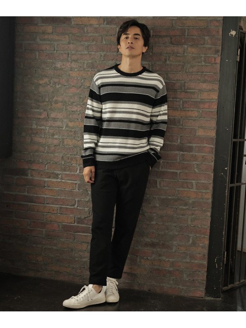 ボーダーニット Union メンズ ニット Station ビギ