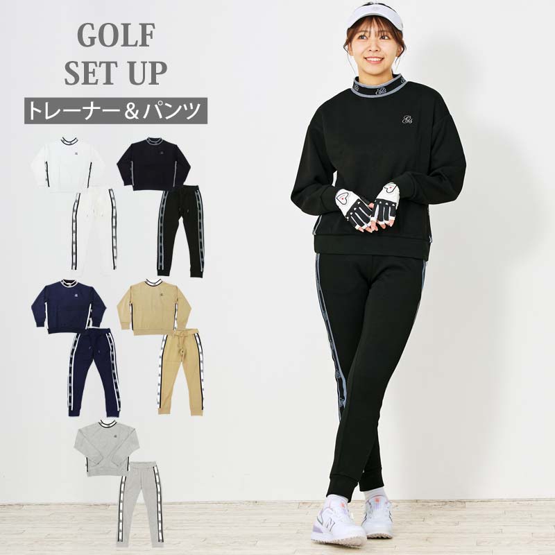 楽天市場】レディース ゴルフウエア ベルベット調 ジャージ スウエット