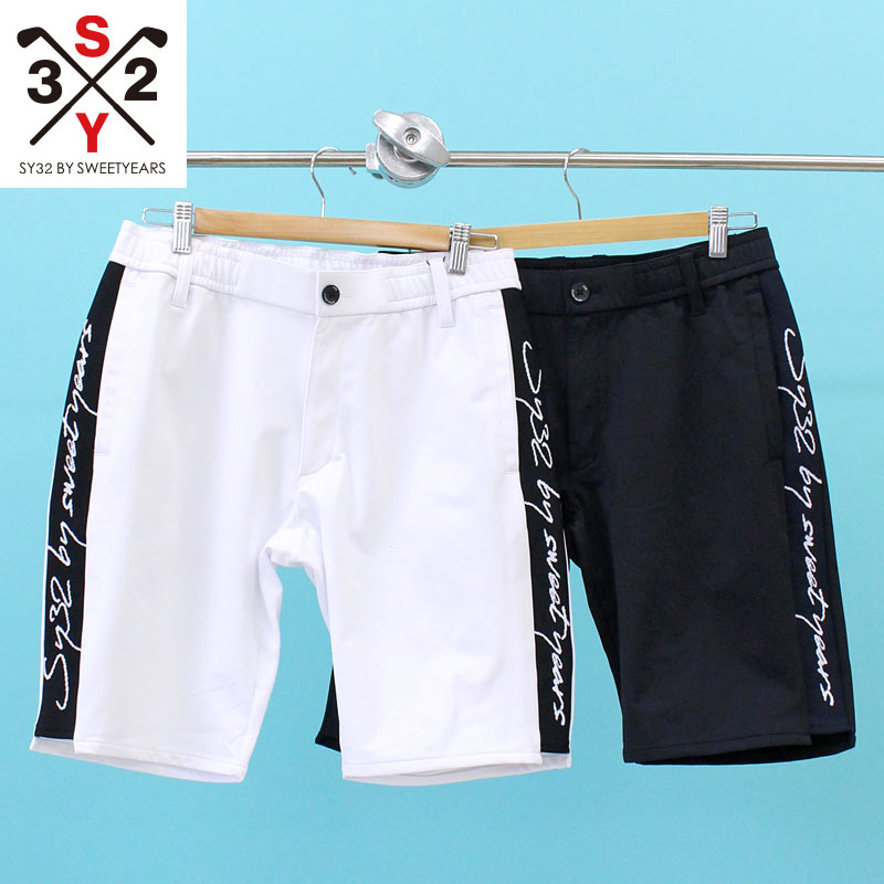 SY32 by Sweet Years Golf ショートパンツ　ゴルフ　メンズ 楽天市場】送料無料 SY32 by SWEET YEARS GOLF ゴルフウェア メンズ