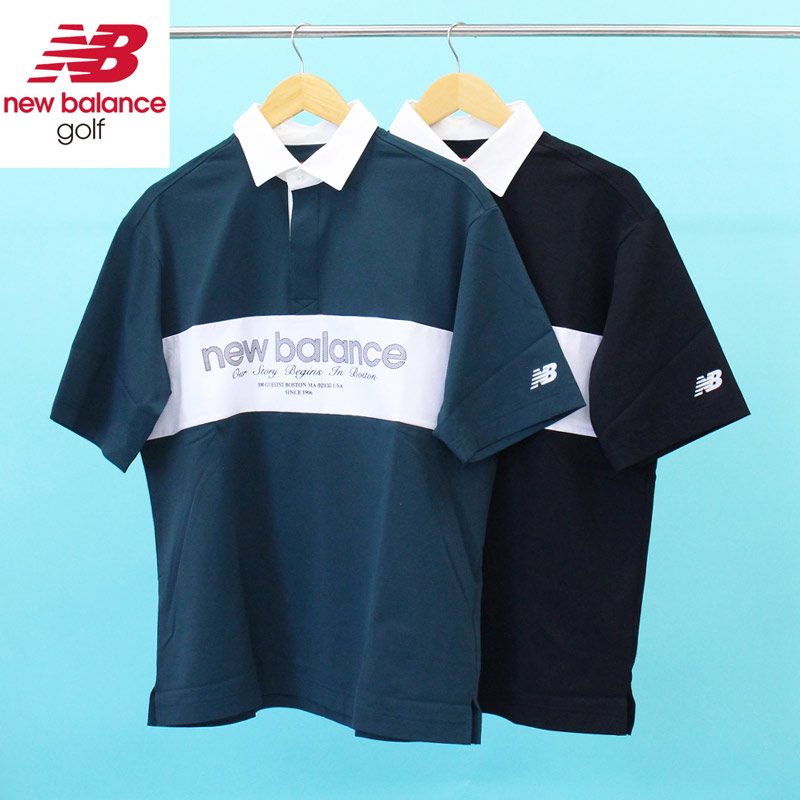 送料無料 New Balance GOLF ニューバランスゴルフ ゴルフウェア メンズ ポロシャツ ラガーシャツ トップス 半袖 ロゴ ブランド おしゃれ 春夏 ゆうパケ｜メンズカジュアル通販MC-エムシー