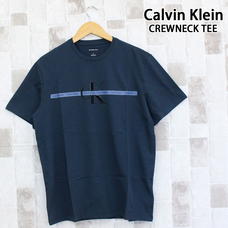 送料無料 Calvin Klein カルバンクライン CKJ テープリピートレイヤードロゴクルーネックTシャツ SS TAPE REPEAT LAYERED LOGO CREW NECK TEE 40BC818 クルーネック トップス メンズ ブランド ゆうパケ