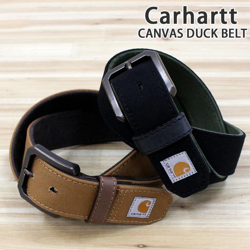 貨物輸送無料 Carhartt 鉄道車両ハート形 三尺帯 キャンバスダックベルト 細工物三尺帯 Canvas Duck Belt メンズ レディース 差し上げ物 差し上げ物 MC