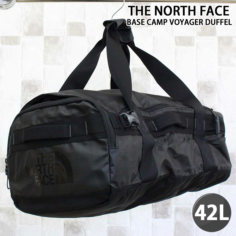 貨物輸送無料 THE NORTH FACE  ザ 北の方人間の顔 ベースキャンプ ボイジャー ダッフル 膜鳴楽器御徒面子 42L うしろ側容器に並べる ボストンバッグ ブランド名 鞄 御徒面子 メンズ レディース アウトドア 難民キャンプ