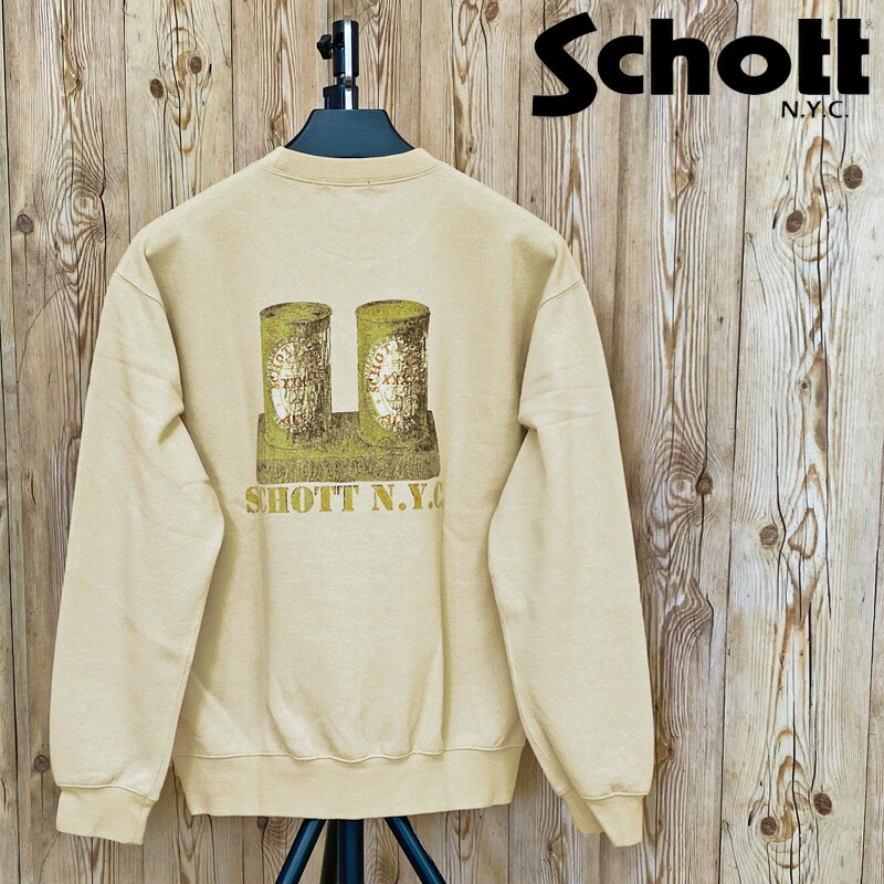 送料無料 Schott ショット EC CREW SWEAT イーシー クルースウェット トップス メンズ ブランド MC