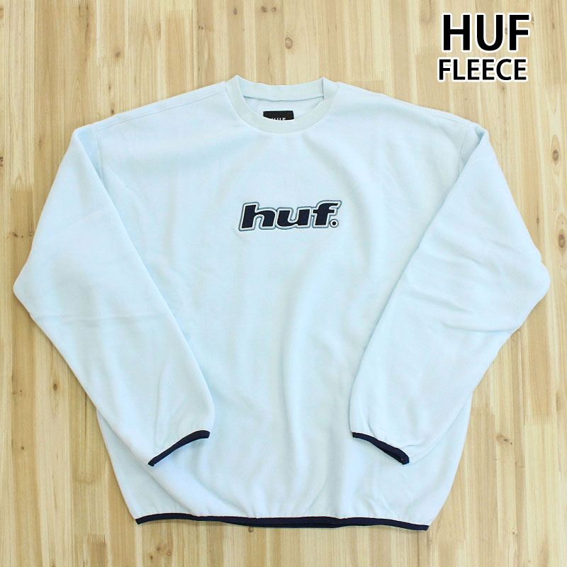 貨物輸送無料 HUF ハフ Hドットポーラーフリースクルーネック トレーナー 調教師 H DOT POLAR FLEECE CREWNECK FL00247 トップス 長袖 ティーシャツ メンズ 表どおり スケーター ブランド名
