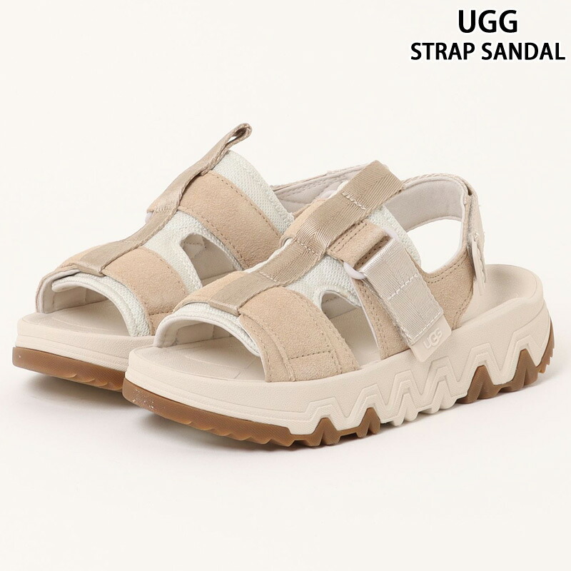 貨物輸送無料 UGG アグ 旗がしらトレイル 同盟罷工一回り サンダル 厚底 CapTrail Strap Sandal 1167496 ブランド名 レディース MC