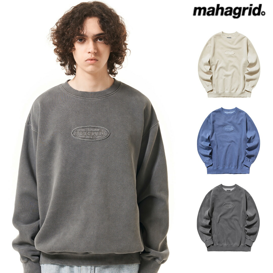 楽天市場 Mahagrid マハグリッド オーバーダイトレーナー 全3色 あす楽対応 韓国 韓国ブランド 韓国ファッション トップス トレーナー スウェット ロゴ ユニセックス メンズ レディース メンズ 原宿 ストリート Daese Tokyo By Agem