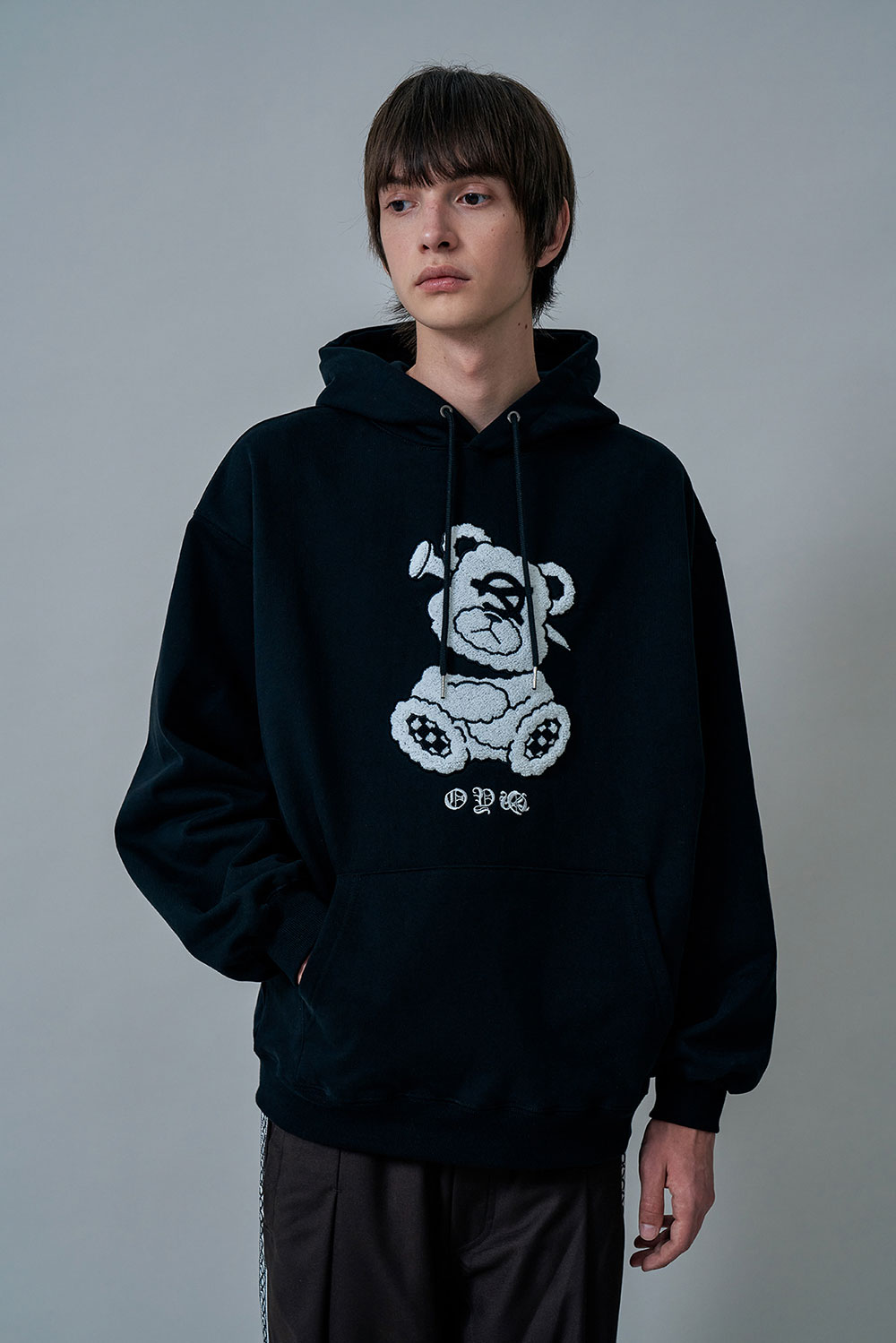 Oy オーワイ 正規品 Oy Goth Odolly Hoodie 全3色 あす楽対応 韓国ブランド 韓国ファッション パーカー フーディー スウェット プルパーカー オードリー ベア クマ ロゴ ユニセックス メンズ レディース ストリート Fikrimahsul Com