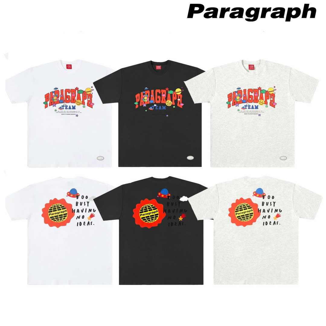 本日の目玉 即納 Paragraph パラグラフ 正規品 チームロゴ Tシャツ 全3色韓国