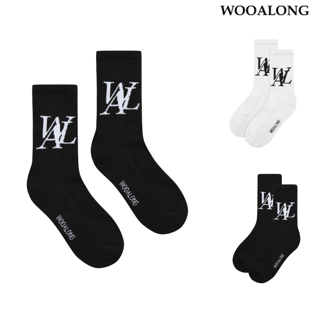 楽天市場 Wooalong ウアロン ロゴソックス 全2色 あす楽対応 韓国 韓国ブランド 韓国ファッション ロゴ 靴下 ソックス ユニセックス メンズ レディース 原宿 ストリート Daese Tokyo By Agem
