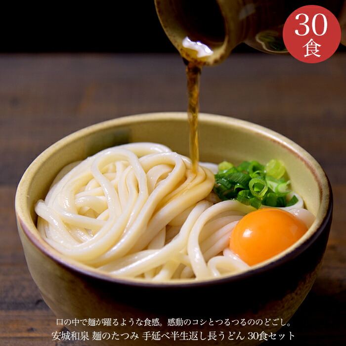 たつみ麺店　手延べ半生長うどん３人前×１０袋入り 【常温保存】 お歳暮 お中元 うどん 手延べ 手延べうどん半生 半生返し 半生戻し 安城 和泉 名物 名古屋 名古屋名物 名古屋飯 名古屋めし 贈り物 ギフト 麺 めん 麺類 まとめ買い 敬老の日 母の日 父の日(rdnu10)