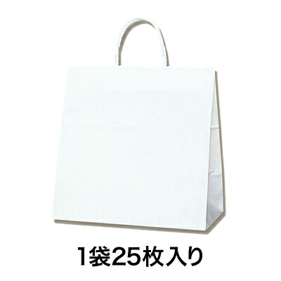 手提袋 スムースバッグ ワイド Ｓ 白無地