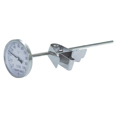 ｽﾗｲﾄﾞﾎﾙﾀﾞｰ付寸胴鍋用温度計 PY-250