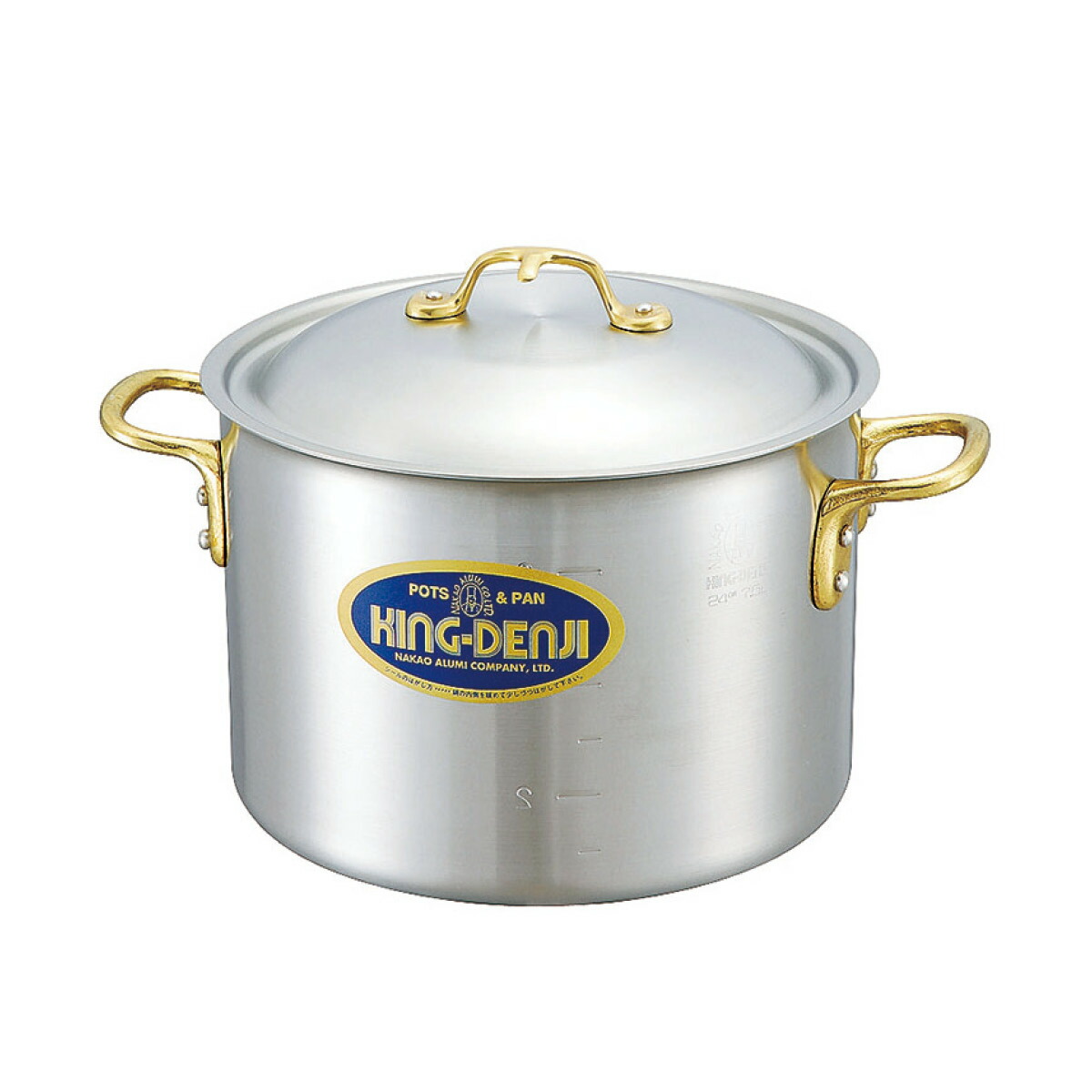 【全品送料無料中】 キングデンジ 半寸胴鍋 33CM（17.5L）｜メニューブックの達人店