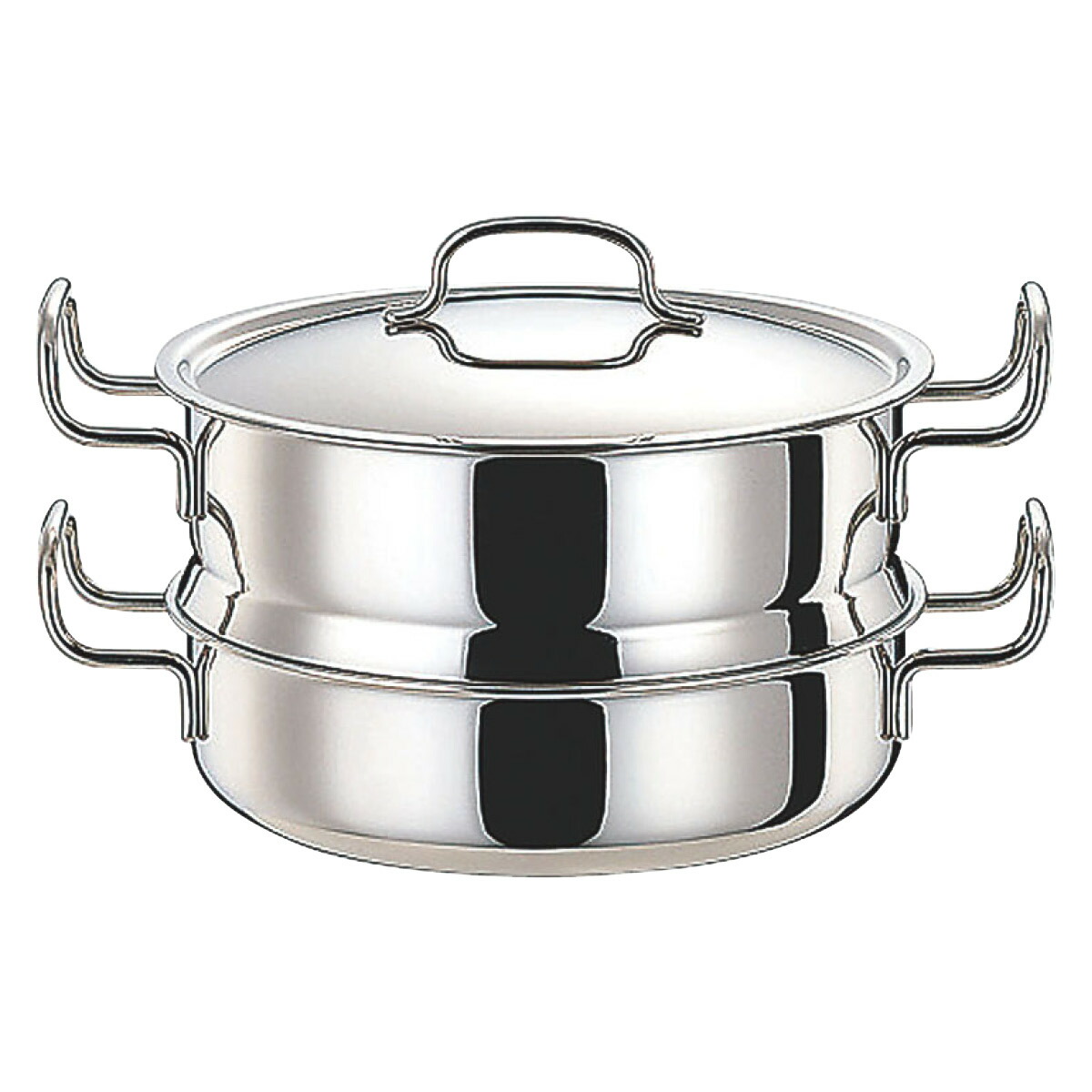 ジオ GEO-25M 蒸し器付鍋 25CM（3.4L）｜メニューブックの達人店