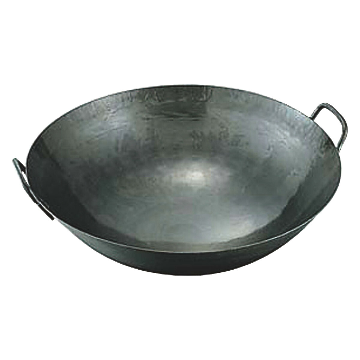 【全品送料無料中】 鉄打出中華鍋 1.6mm(取手溶接)54CM|メニューブックの達人店