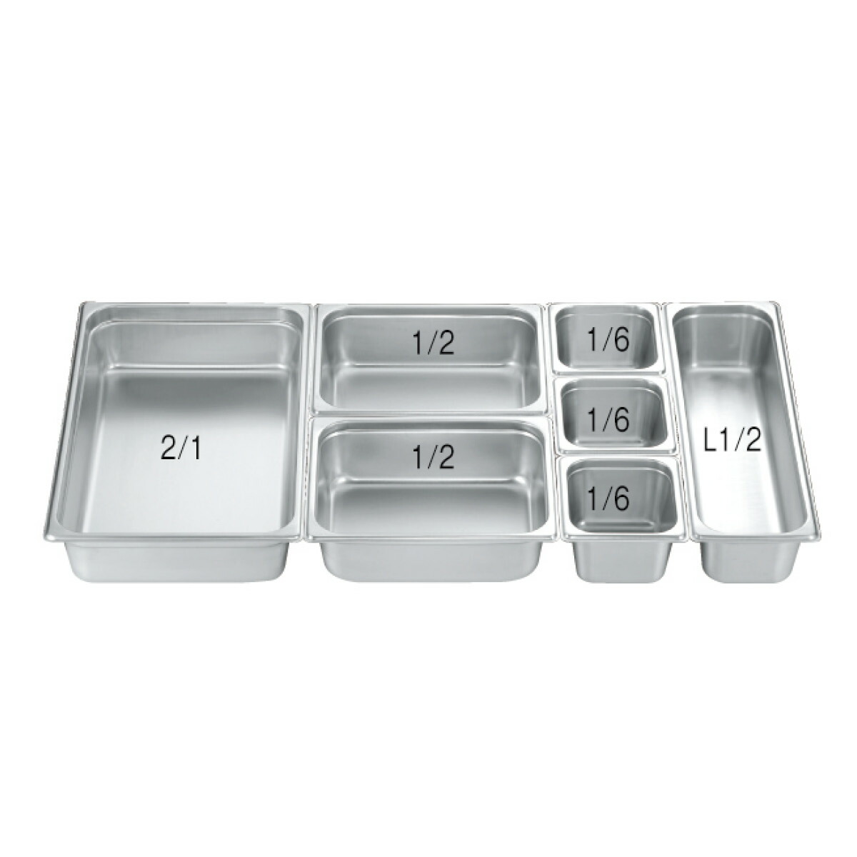 【全品送料無料中】 KO 18-8 ホテルパン2 2／1X25｜メニューブックの達人店