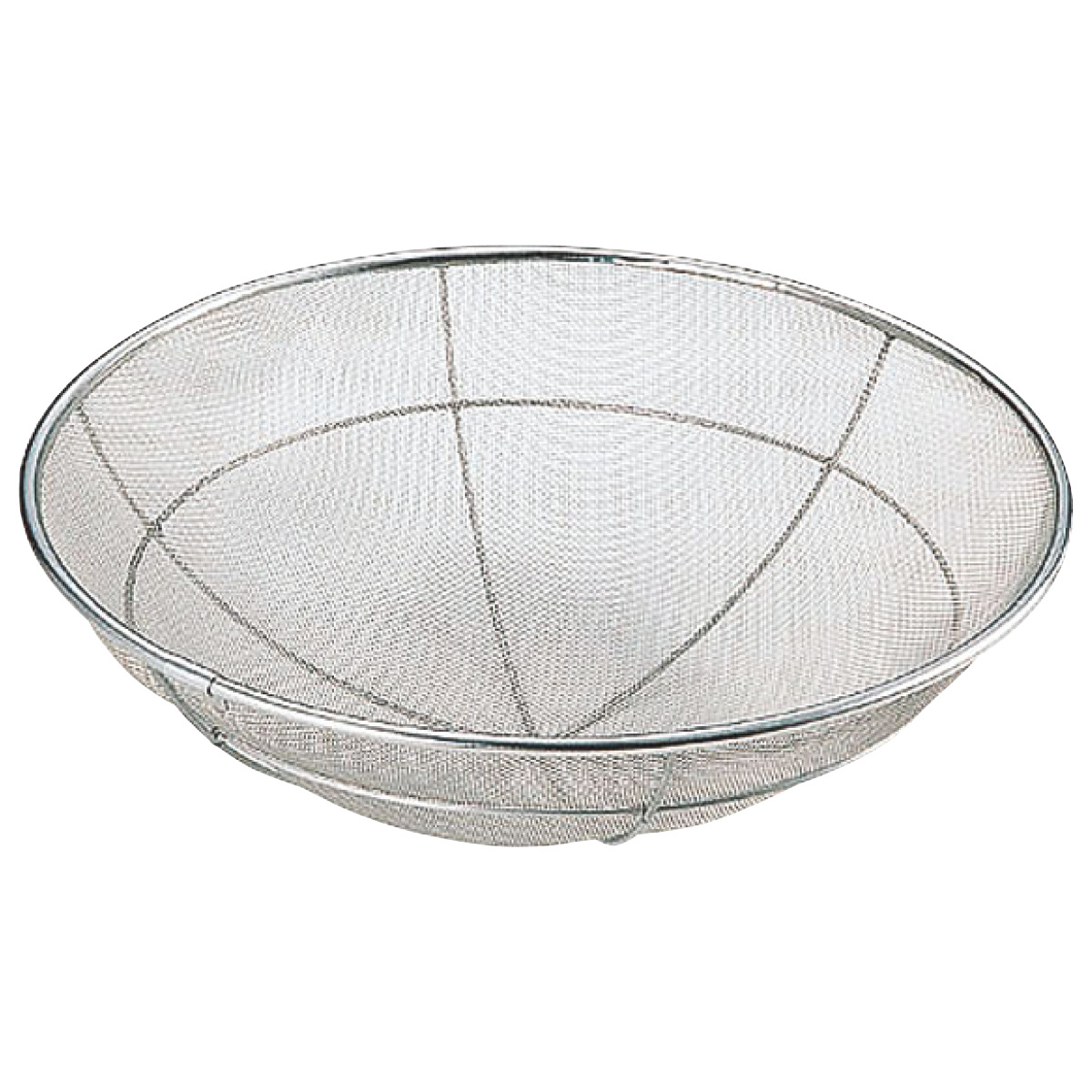 お買い物マラソン！全商品ポイント10倍／18-8底丸揚げｻﾞﾙ 細目 45cm