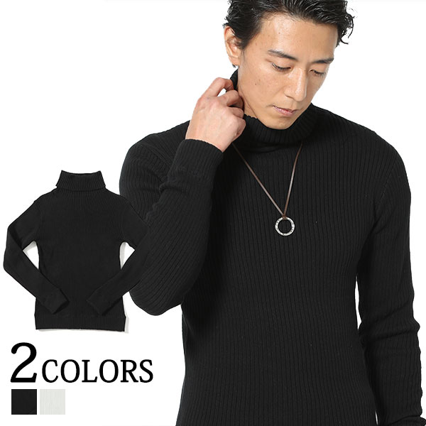 楽天市場 タートルネックニット メンズ トップス 長袖 リブ編み コットン 秋冬 服 30代 40代 50代 Menz Style メンズスタイル