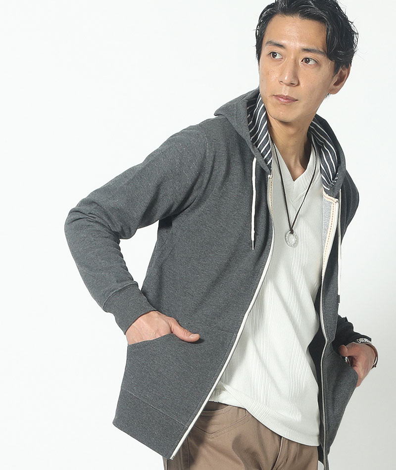 楽天市場 パーカー メンズ アウター トップス ジップパーカー 長袖 ボーダー ジップアップ 春 秋 服 30代 40代 50代 Menz Style メンズスタイル