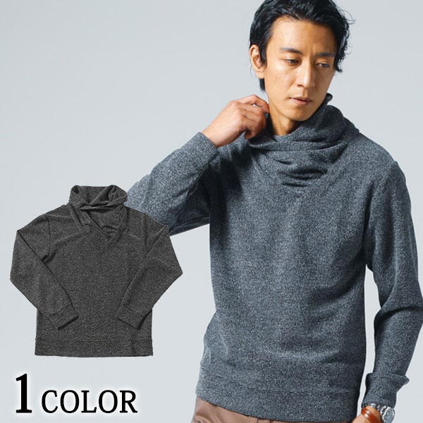 カットソー メンズ トップス Tシャツ ニット ドレープ タートルネック 長袖 秋 冬 服 30代 40代 50代 Fitzfishponds Com