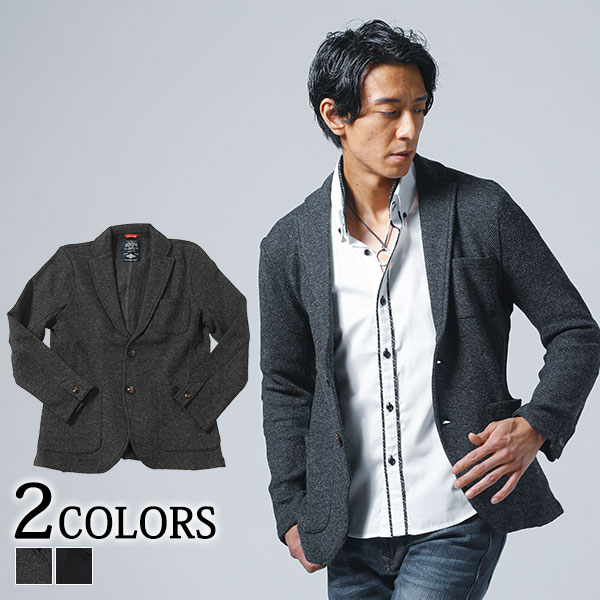 楽天市場 テーラードジャケット メンズ ジャケット きれいめ 長袖 裏起毛 スリム 鹿の子 秋 冬 服 30代 40代 50代 Menz Style メンズスタイル