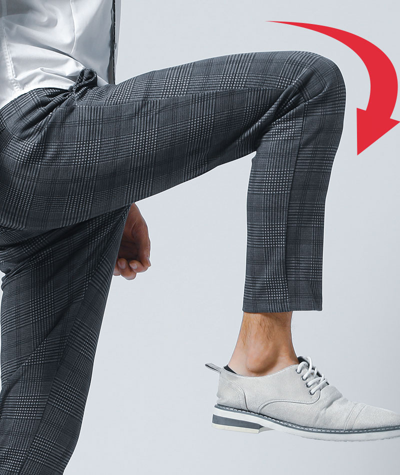 アンクルパンツ メンズ ボトム パンツ グレンチェック ストレッチ 秋 冬 服 30代 40代 50代 Mydrap Com