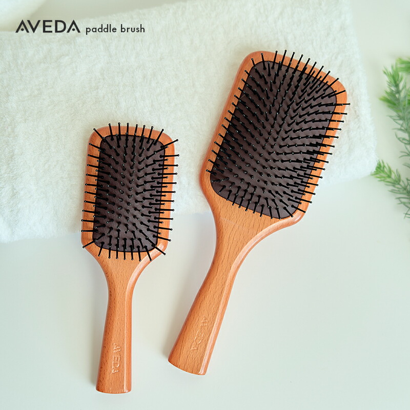 AVEDA アヴェダ パドルブラシ ヘアブラシ ブナ材 サラサラ ツヤ髪 髪質改善 天然素材 並行輸入品