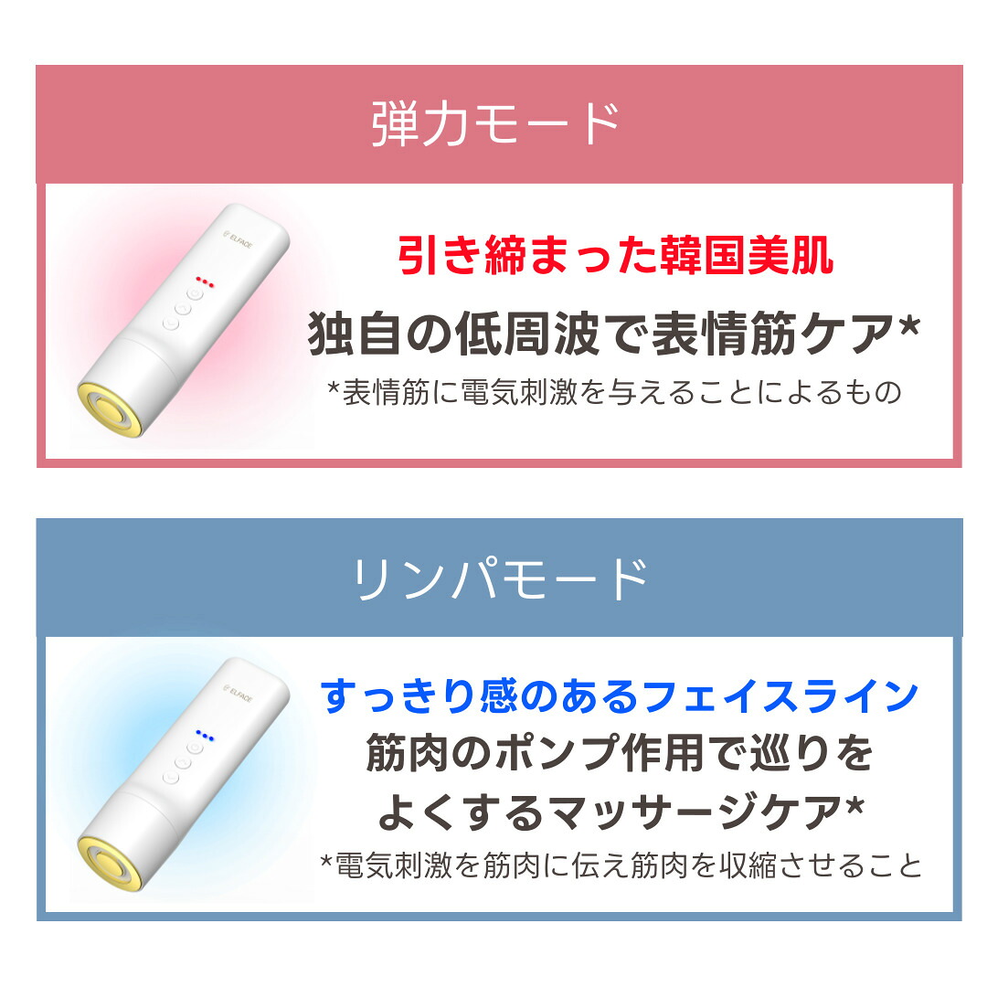 ELFACE公式】韓国発 ELFACE EMS美顔器 リフトアップ 表情筋ケア 小顔