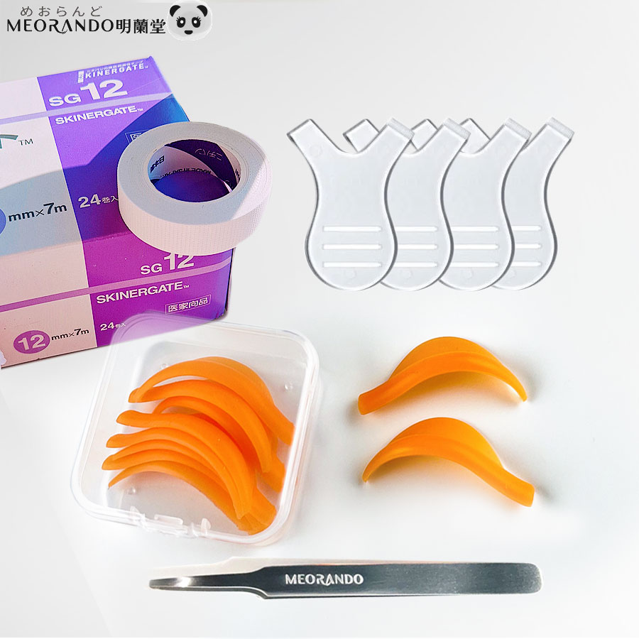 マラソンP最大10倍!【プロフェッショナルサポートセット】 日本製テープで肌保護＋安全な丸先ツイーザー＋Y字ブラシ4枚付きFITロッドセット！明蘭堂 まつ毛パーマ ロット まつ毛パ-マ ラッシュリフト エクパーマ お試し セルフ キット まつげ カール まつパ 送料無料