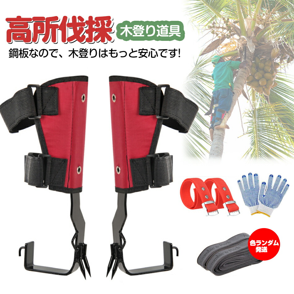 楽天市場】木登りスパイク 木登り器 木登り道具 昇柱器 直立木 楽天市場】木登りスパイク 木登り器 木登り道具 昇柱器 直立木