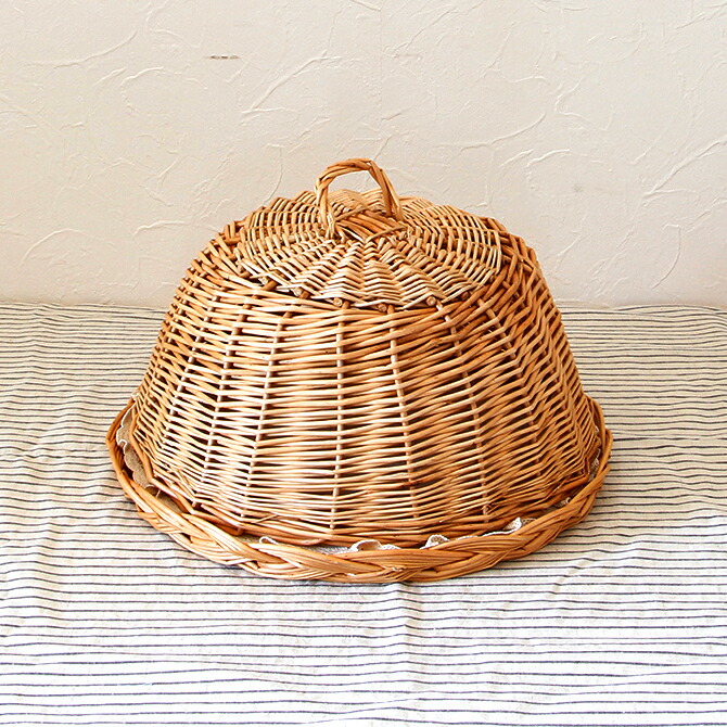 【楽天市場】フードカバー バスケットトレー トレイ バスケット かご おしゃれ カゴ 籠 布付き ふた付き パンバスケット ブレッドバスケット