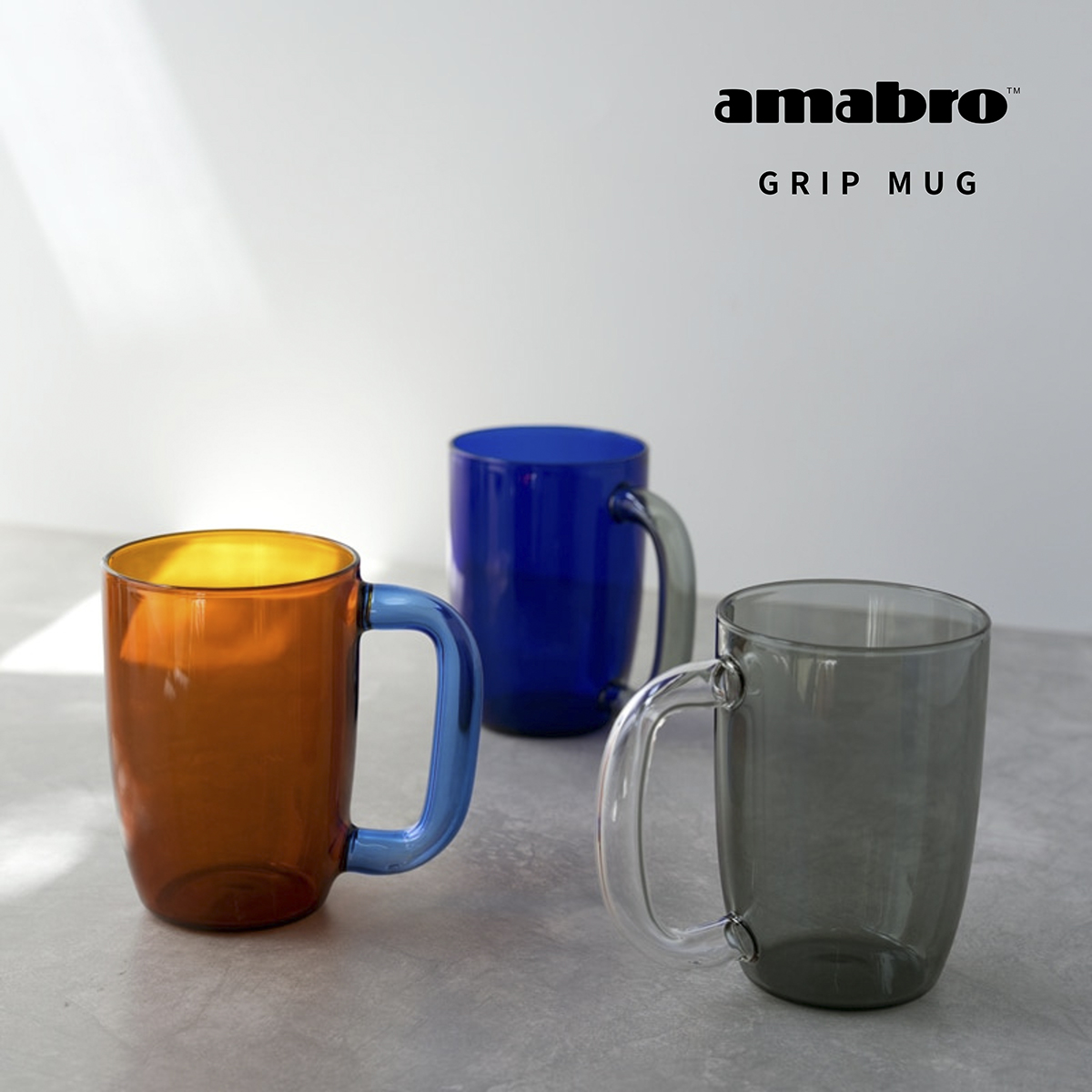 楽天市場】カップ ガラス コップ グラス amabro TWO TONE